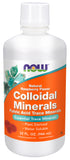 Now Supplements Colloidal Minerals Natural Raspberry Flavor Liquid, 32 fl. oz.