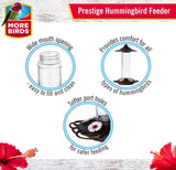 More Birds Bird Health Plus Prestige Hummingbird Feeder