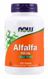 Now Supplements Alfalfa 650 Mg, 250 Tablets