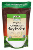 Now Natural Foods Confectioner Erythritol Organic Powder, 1 lbs.