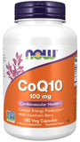 Now Supplements Coq10 100 Mg With Hawthorn Berry, 180 Veg Capsules