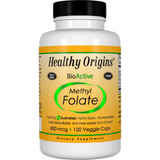 Healthy Origins Methyl Folate 800 mcg 120 Vegetarian Capsules