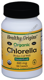 Healthy Origins Organic Chlorella 500 mg 180 TAB