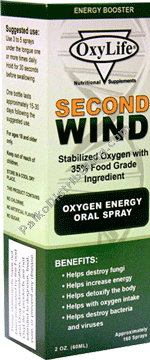 Oxylife Products Oxylife Second Wind O2 Mn 1 Each 2 OZ