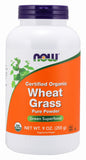Now Supplements Wheat Grass Powder Organic, 9 oz.