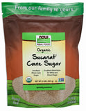 Now Natural Foods Sucanat Cane Sugar Organic, 2 lbs.