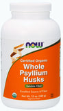 Now Supplements Whole Psyllium Husks Organic, 12 oz.