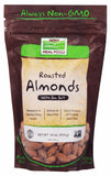 Now Natural Foods Almonds Roasted And Salted, 1 lbs.
