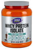 Now Sports Whey Protein Isolate Creamy Chocolate Powder, 1.8 lbs.