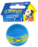 JW Pet iSqueak Ball Rubber Dog Toy Assorted Colors - Small