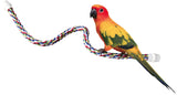 JW Pet Flexible Multi-Color Comfy Rope Perch 32" Long for Birds - Small