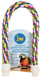 JW Pet Flexible Multi-Color Comfy Rope Perch 28" Long for Birds - Large