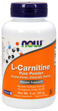 Now Supplements L-Carnitine Pure Powder, 3 oz.