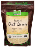 Now Natural Foods Oat Bran Organic, 14 oz.