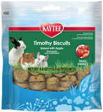 Kaytee Timothy Biscuit Treat Baked with Apple For Dental Health Support - 4 oz