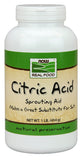 Now Natural Foods Citric Acid, 1 lbs.