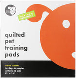Lola Bean Quilted Pet Training Pads Lemon Scent Large - 50 count