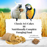 Lafeber Classic Avi-Cakes Gourmet Macaw and Cockatoo Food - 16 oz