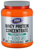 Now Sports Whey Protein Concentrate Unflavored, 1.5 lbs.