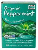 Now Natural Foods Peppermint Tea Organic, 24 Tea Bags