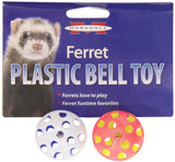 Marshall Plastic Ferret Bell Toys - 2 count