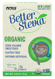 Now Natural Foods Betterstevia Organic, 75 Packets/Box