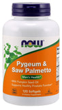 Now Supplements Pygeum And Saw Palmetto, 120 Softgels