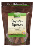 NOW Natural Foods Papaya Spears- 12 oz