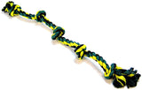 Mammoth Pet Flossy Chews Colored 5 Knot Tug - X-Large