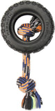 Mammoth Pet Tire Biter II Dog Toy with Rope - Small