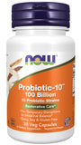 Now Supplements Probiotic-10, 100 Billion, 30 Veg Capsules