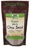 Now Natural Foods White Chia Seed Organic, 1 lbs.