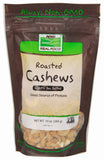 Now Natural Foods Cashews Roasted And Salted, 10 oz.