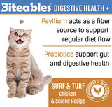 Get Naked Digestive Health Biteables Soft Cat Treats Surf and Turf Flavor - 3 oz