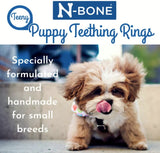 N-Bone Teeny Puppy Teething Rings Chicken Flavor - 7 count