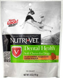 Nutri-Vet Dental Health Soft Chews for Dogs Helps Control Plaque and Tartar Buildup - 6 oz