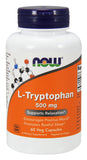 Now Supplements L-Tryptophan 500 Mg, 60 Veg Capsules