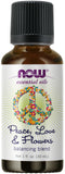 Now Essential Oils Peace Love And Flowers Oil Blend, 1 oz.