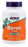 Now Supplements Boron 3 Mg, 250 Veg Capsules