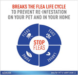 Adams Plus Flea and Tick Collar for Dogs and Puppies Blue Large