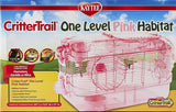 Kaytee CritterTrail One Level Pink Habitat
