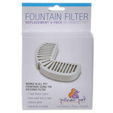 Pioneer Pet Replacement Filters for Stainless Steel and Ceramic Fountains - 4 count