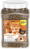 Friskies Party Mix Crunch Treats Chicken Lovers - 20 oz