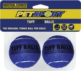 Petsport Tuff Blue Balls Industrial Strength Dog Toy - 2 count