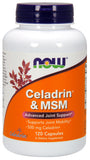 Now Supplements Celadrin And Msm 500 Mg, 120 Capsules