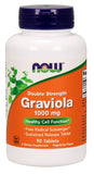Now Supplements Graviola 1000 Mg Double Strength, 90 Tablets