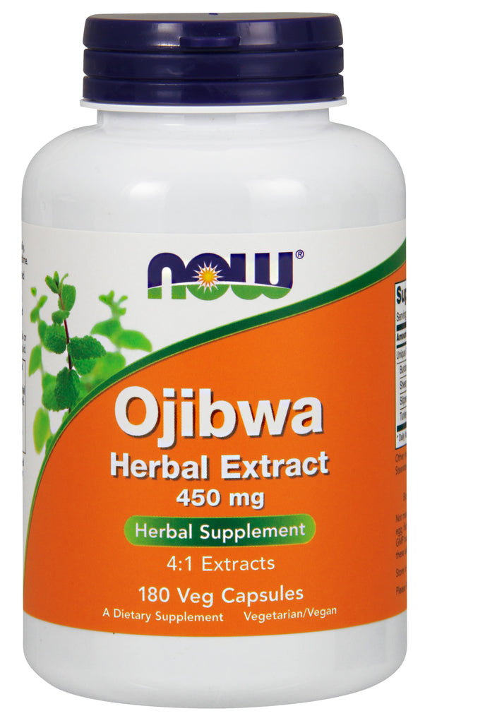 Now Supplements Ojibwa Herbal Extract 450 Mg, 180 Veg Capsules