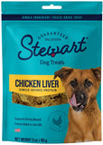 Stewart Freeze Dried Chicken Liver Treats Resalable Pouch - 3 oz