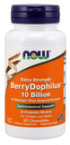 Now Supplements Berrydophilus Extra Strength 10 Billion, 50 Chewables