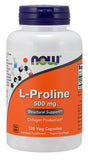 Now Supplements L-Proline 500 Mg, 120 Veg Capsules